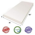thumbnail image 2 of AK TRADING CO. CertiPUR-US Certified Upholstery Foam Sheets Great for Couch Cushions, Mattress Toppers & Foam Batting - 3" H x 30" W x 66" L, 2 of 6