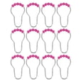 thumbnail image 5 of Uxcell  Curtain Ring Hooks, for  Rods Curtains Liners Pink Ball 12Pcs, 5 of 6