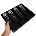 thumbnail image 3 of Cash Register Tray Cash Register Insert Tray Coin Money Drawer Portable Cash Drawer for Retailer, 3 of 8