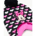 thumbnail image 4 of Set de Gorro y Manoplas Disney Minnie Mouse para Niñas Pequeñas 2-4 Años, 4 of 7