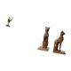 thumbnail image 5 of Figura de escritorio, camarero, rana, estatua de gato, sujetalibros, escultura, adorno de resina, estante decorativo, adecuado para regalar, estanterí, 5 of 8