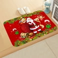 thumbnail image 2 of Qocolhg Christmas Decorations Door Mat Decorative Doormat, 15.7" x 23.6" Christmas Rugs Outdoor Indoor Kitchen, Front Door Mats Floor Mat Christmas Tree Outdoor Mats for Front Door, 2 of 2