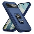 thumbnail image 2 of for Google Pixel 9 Pro XL Armor Case with Camera Lens Slide Protection [Military Grade Drop Tested] for Magnetic Car Mount Ring Holder Kickstand Protective Heavy Duty Phone Case,Blue, 2 of 10