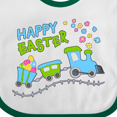 thumbnail image 4 of Inktastic Happy Easter Train Boys or Girls Baby Bib, 4 of 4