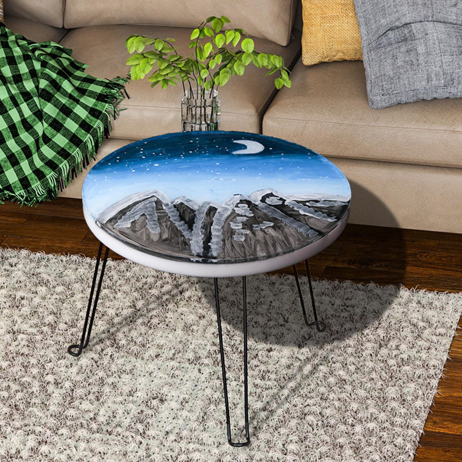 Osdhezcn Round Ocean Resin Mold Stool Mold Resin Table Mold Epoxy Resin Casting Mold