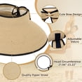 thumbnail image 3 of Sombrero Visera Solar XMMAXFLOW Ala Ancha 13cm Plegable UV Beige, 3 of 7
