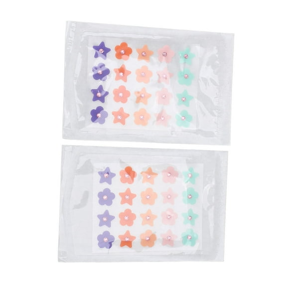 Face Spot Patches, Light and Breathable Convenient Use Pimple Patch 40PCS Flower and Star Shape for Facial Concealing