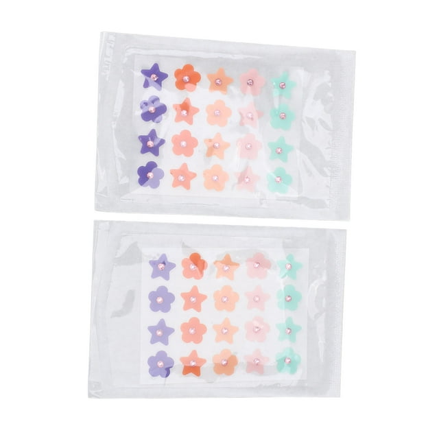 Parche Para Espinillas, Parches Para Manchas Faciales, Multiusos, Respetuoso Con La Piel, 40 Piezas En Forma De Flor Y Estrella Para Ocultar El Rostro