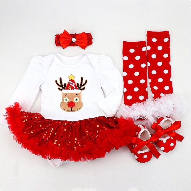 M Conjunto de regalos para mi primera Navidad para bebé niña pequeña
