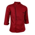 thumbnail image 3 of lionlar Retro Chef Jacket Coat Uniform Long Sleeve Hotel Kitchen Apparel L, 3 of 9