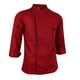 thumbnail image 3 of Chaqueta de chef retro, uniforme de manga larga, ropa de cocina para hotel, talla 2XL, color rojo, 3 of 9