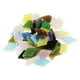 thumbnail image 4 of Piezas de mosaico de vidrio cuadradas y triangulares para manualidades de bricolaje. Rombo, 4 of 9