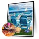 thumbnail image 1 of Cuadros Decorativos 5D bricolaje en forma especial parcial taladro diamante pintura Seaside Kit Decor (YXC427) Ehuebsd embutido en tela, 1 of 1