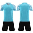 thumbnail image 2 of Hessimy Boys Active Shorts Set - 2 Piece Boys Athletic Shirts and Active Basketball Shorts,Jogging Football Tracksuit 7-8 Years, 2 of 5