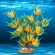 thumbnail image 4 of Acuario Artificial simulación plástico seguridad plantas acuáticas Base de arena para decoración de peceras LandscapeG-092T3 oreja de arroz, 4 of 5
