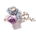 thumbnail image 1 of Boda Dama de honor Muñeca Flor falsa Flor de mano artificial Pulsera floral Pulsera de mujer Advancent JJ25182-04, 1 of 6