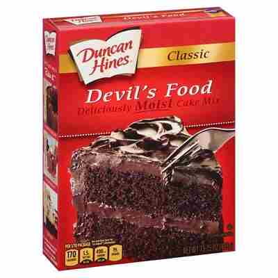 Duncan Hines® Devils Food Cake Mix - 16.5oz