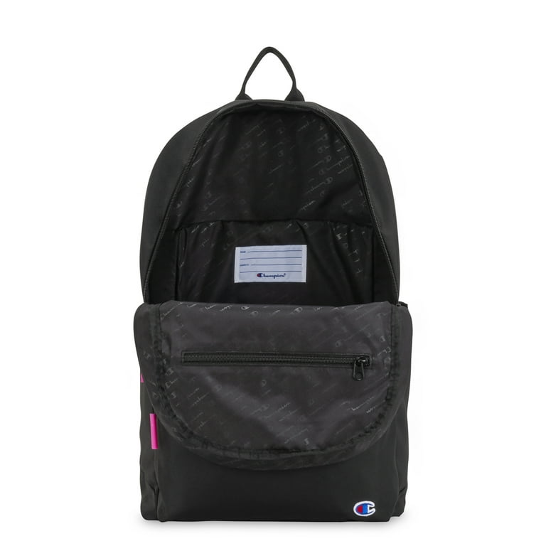 Black and cheap white pink backpack
