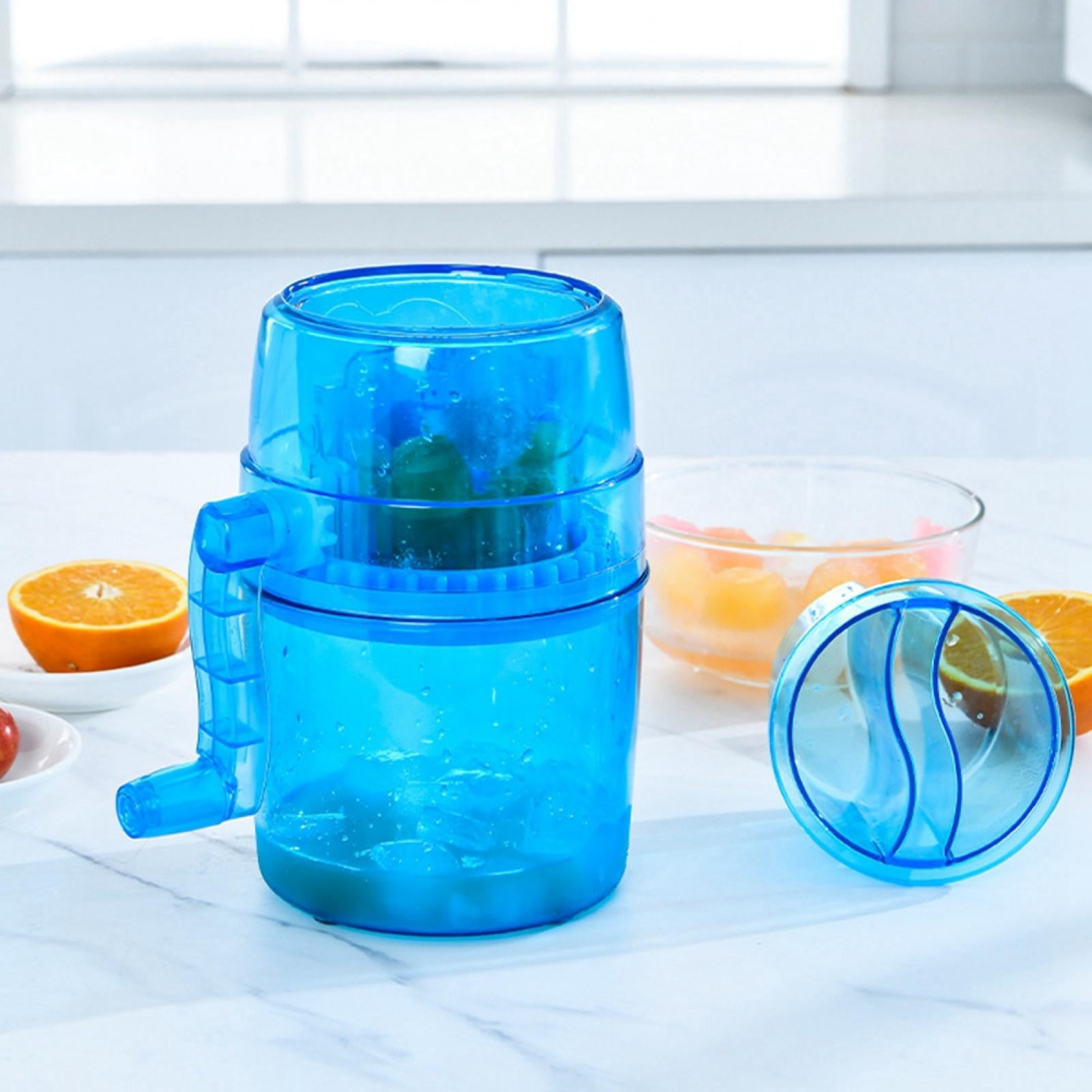 Portable Ice Shaver and Snow Cone Machine, Household Hand Crank Manual Ice Crusher,Mini Manual Ice Crusher,Ice Shaver Machine Maker, Kitchen Utensils
