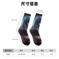 thumbnail image 3 of Honeii Urban Mechanical Dragon Print Adult Socks,Crew Socks,Casual Calf Socks,Daily Wear Socks for Men & Women, Perfect for Sports, Casual and Everyday Use, 3 of 6
