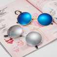 thumbnail image 4 of Gafas de sol redondas vintage Shanghai Prince Gafas de sol para hombres y mujeres Gafas Color Reflectante Boda Best Man Gafas, 4 of 6