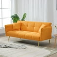 thumbnail image 3 of 70.1 "futon sofa bed, convertible double sofa bed with folding armrests for living rooms and small Spaces, 3 of 26