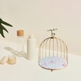 thumbnail image 3 of Bird Cage Rack Cosmetic Holder Kitchen Rack Lipstick Jewelry for Women Girls deer 19.5cmx22.5cm, 3 of 6