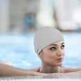 thumbnail image 5 of 3pcs Comfortable Swimming Hat Women Men Swimming Hat Stylish Silicone Swimming Hat for Summer, 5 of 6