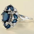 thumbnail image 3 of K-KED Gorgeous 925 Silver Ring Cubic Zirconia Women Wedding Delicate Jewelry Gifts Sz 6-10-9-#2, 3 of 8