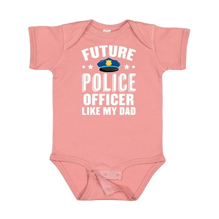 

Inktastic Future Police Officer Like My Dad Gift Baby Boy or Baby Girl Bodysuit