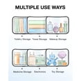 thumbnail image 3 of BAGSMART Clear Toiletry Bag, 3 Packs TSA Approved Water resistant Quart Size Travel Organizer, Airport Airline Travel Essential Carry On Makeup Cosmetic Bags for Women, Cloud White, 3 of 6