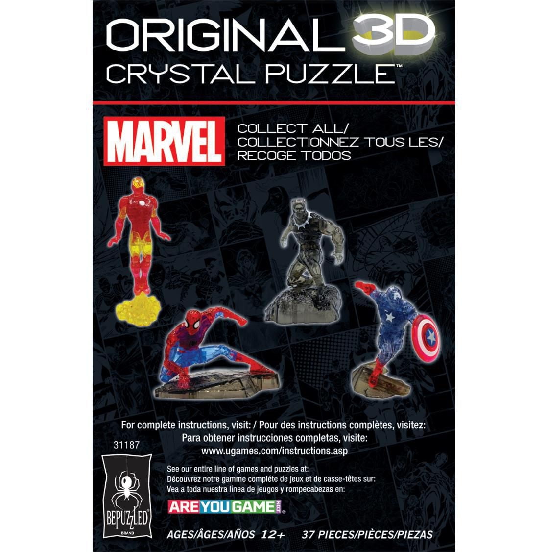 Puzzle en cristal 3D Iron Man Marvel