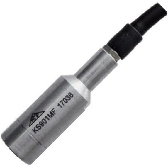 NTi Audio NTI-600-010-347 Vibration Sensor KS901MF ICP Powered Accelerometer with Magnetic Base & Heavy Duty Connection Cable