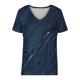 thumbnail image 3 of Blusa informal de manga corta con cuello redondo para mujer con estampado del día de San Valentín OAVQHLG3B Store  lin121212, 3 of 3