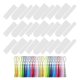 thumbnail image 5 of Acrylic Bookmarks with Delicate Tassels for Decoration and DIY Craft Perfect for Readers Writers Transparent 30pcs, 5 of 5