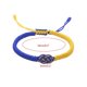 thumbnail image 3 of Fashion Braided Bracelet Adjustable Handmade Braided Rope Adjustable Wristband Yellow Blue Color Jewelry Gift Unisex, 3 of 4
