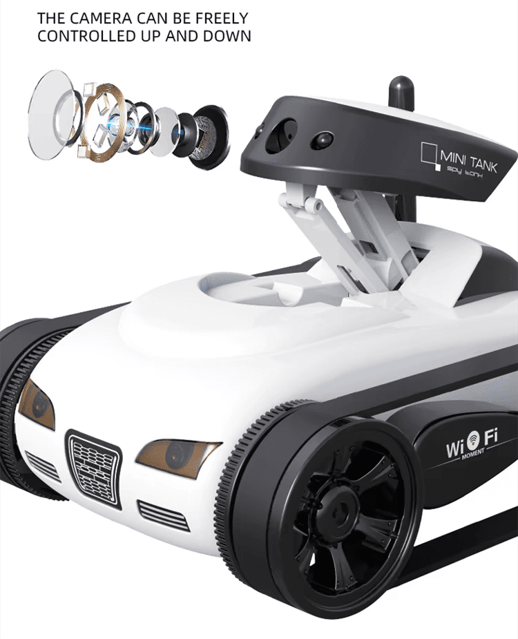 Mini WIFI Remote Control i-spy Tank Car Real-time Transmission