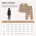 thumbnail image 5 of Uemuo Mandala Pattern Womens Pajama Sets,PJ Set for Women,Pajamas for Women Logo,Long Sleeve Pajama Set for Women,Soft Long Sleeve Top With Pants-Small, 5 of 9
