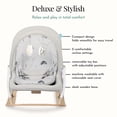 thumbnail image 3 of Dream On Me SleekSway Portable Rocker, Light Gray, 3 of 17