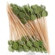 thumbnail image 2 of 100pcs Disposable Bamboo Skewers Food Picks Buffet Cupcake Fruit Fork Party Cake Dessert Salad Vegetable Sticks Toothpick Skewer, 2 of 2