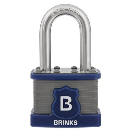 Brinks Brinks 44MM XT Series Commercial Laminated Steel Padlock with 1-1/2  Shackle
