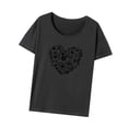 thumbnail image 3 of Camiseta de manga corta para mujer Sunnimix cuello redondo XXL, 3 of 8