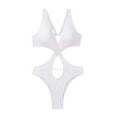 thumbnail image 7 of Lopeceal Women Sexy V Neck Criss Cross Monikini One Piece Swimsuit for Women Bathing Suits with Cutout Back Tummy Control Swimwear, 7 of 7