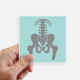 thumbnail image 1 of Pegatinas de pared cuadrado de 10 cm maleta portatil Motobike Decal 8pcs, 1 of 1