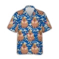 thumbnail image 2 of 2024 Camisetas gráficas de capibara kawaii para hombres, ropa con estampado 3D, camisa hawaiana de playa, manga corta, Y2k, lindas blusas para niños con solapa, 2 of 5