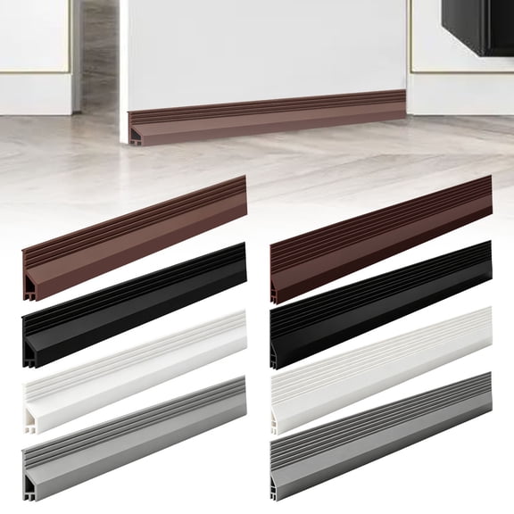DUOYOU Self Adhesive Door Seal Strip Weather Stripping Door Sweep Draft Stopper For Door Gap Insulation Soundproof Home Improvement Supplies