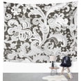 thumbnail image 2 of UFAEZU Antique Lace Pattern with Flowers Baby Boho Chic Bride Bruges Classic Craft Wall Art Hanging Tapestry Home Decor for Living Room Bedroom Dorm 51x60 inch, 2 of 2