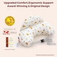 thumbnail image 4 of Almohada de Lactancia Momcozy con Posicionador Corporal y Valla de Seguridad 72x46x20 cm, 4 of 7