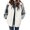 Off-white, variant on Zeagoo Puffer Vest Women Sleeveless Quilted Jacket Lightweight Snap Zip Up Stand-up Collar Down with Pockets Outerwear