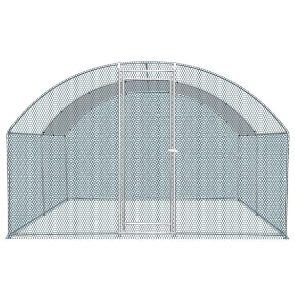 13 x 10 ft Large Metal Chicken Coop, Walk-in Poultry Cage Chicken Hen Run House with Waterproof Cover, Rabbits Cats Dogs Farm Pen for Outdoor Backyard Farm Garden